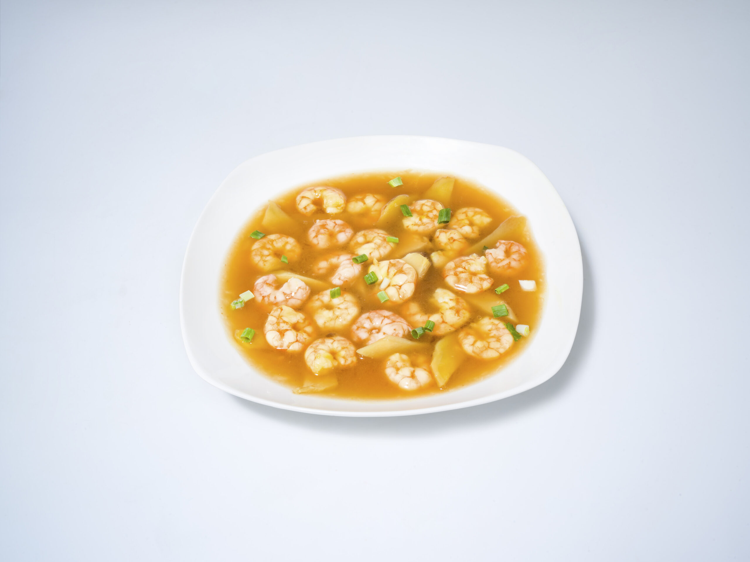 Crevettes au gingembre