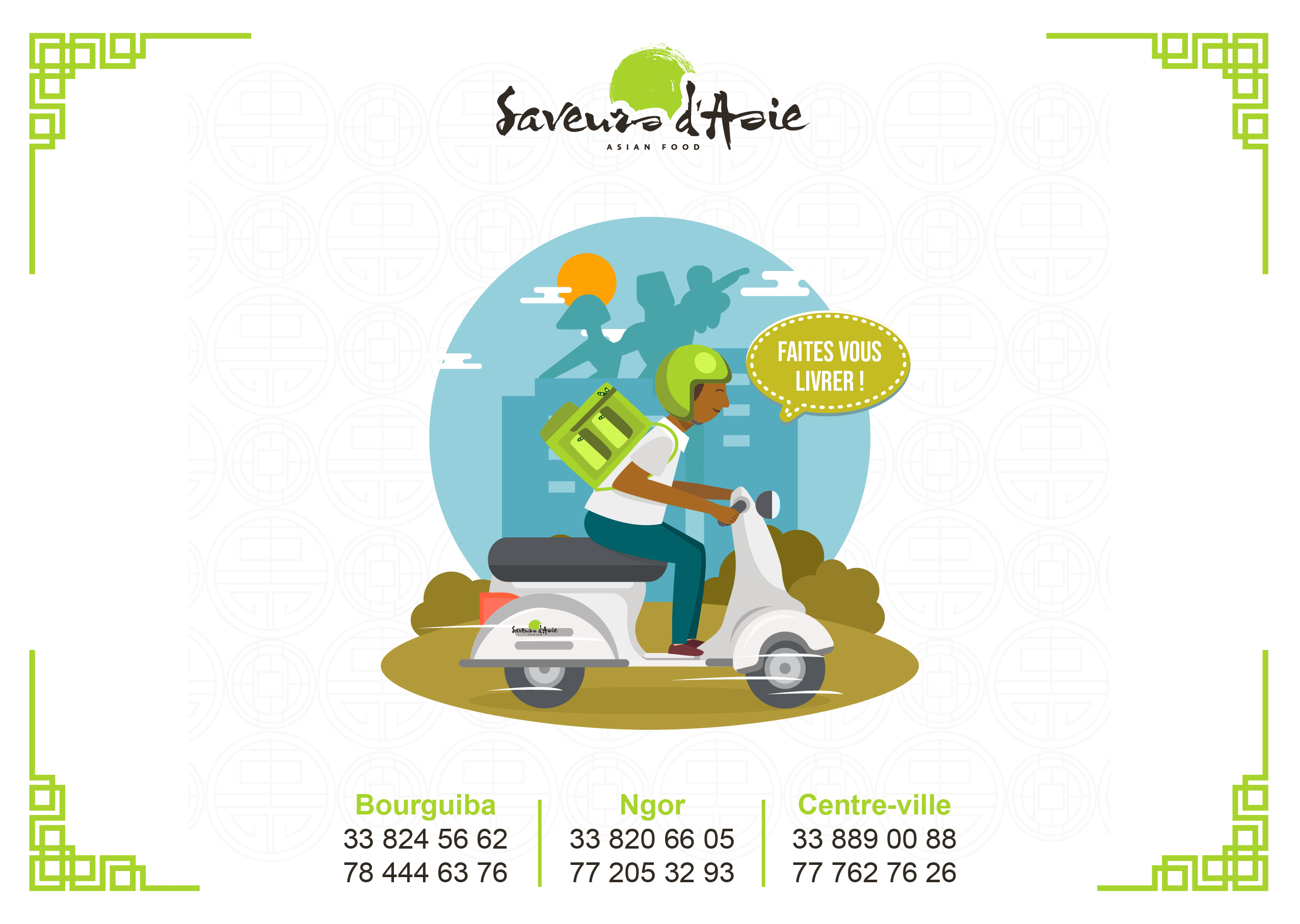 Livraison Saveurs d'Asie